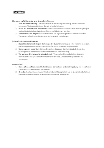 Lifetime 60209 Vertical Storage Shed (53 Cubic feet), Roof Brown, 74 x 142 x 174 cm