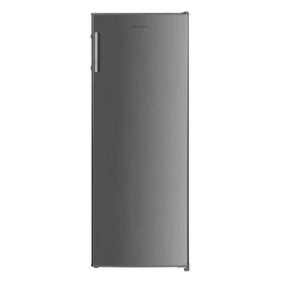 Cookology CTFZ163IX Tall Freestanding Freezer in Inox - Upright Freezer - 168 Litre Capacity