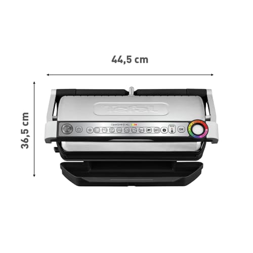 Tefal GC722D40 Optigrill Plus X-Large Grill with 9 Automatic Settings and Cooking Sensor, Xl