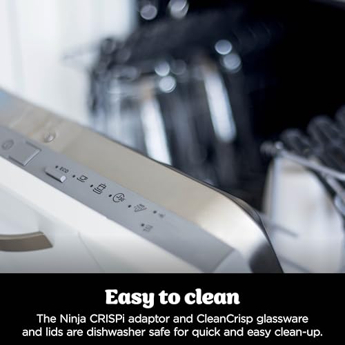 Ninja CRISPi Portable Air Fryer, 3.8L, 4-in-1: Air Fry, Roast, Keep Warm, Recrisp