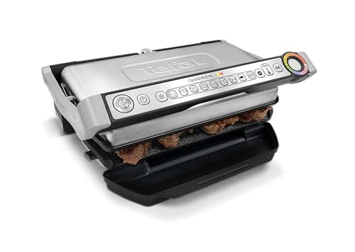 Tefal GC722D40 Optigrill Plus X-Large Grill with 9 Automatic Settings and Cooking Sensor, Xl