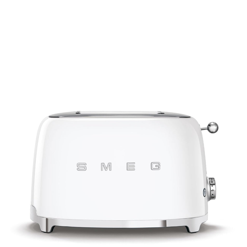 Smeg KLF03WHUK 1.7Ltr - 3kw Kettle and TSF01WHUK 2 Slice Toaster Set in White
