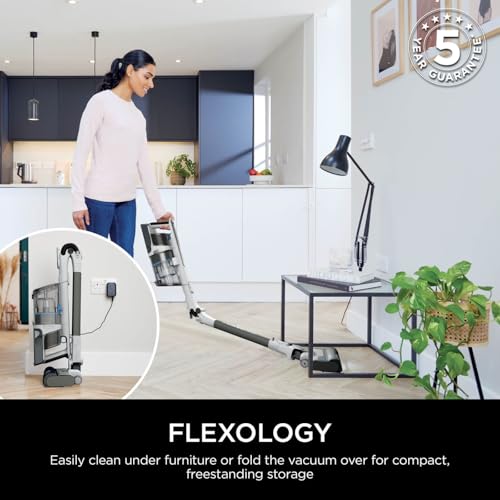 Shark PowerPro Pet Cordless Stick Vacuum Cleaner, Lightweight, Floor Detect Technology, Java Metallic