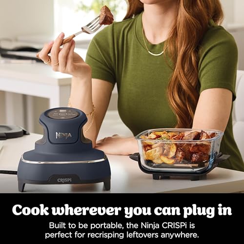 Ninja CRISPi Portable Air Fryer, 3.8L, 4-in-1: Air Fry, Roast, Keep Warm, Recrisp