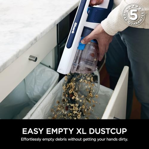 Shark PowerPro Cordless Stick Vacuum Cleaner, Lightweight, Floor Detect Technology, Navy Metallic