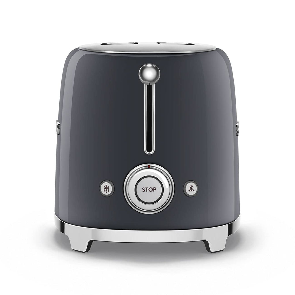 Smeg 50’s Style Retro Range Breakfast Set, 1.7L 3000W Kettle and Multi-Functional Control 2-Slice 950W Toaster