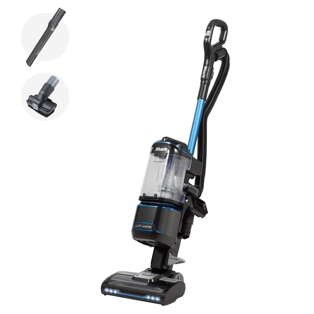 Shark Corded Upright Vacuum Cleaner 1.1L with Lift-Away Technology, LED Headlights, Anti-Allergen,Black