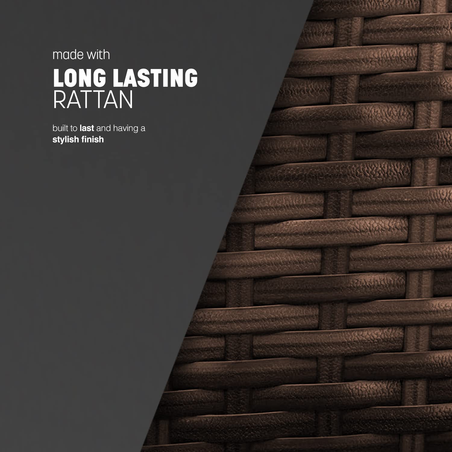 KEPLIN 9pc Corner Rattan Garden Furniture Set – Corner Garden Furniture Patio Set for Lawn