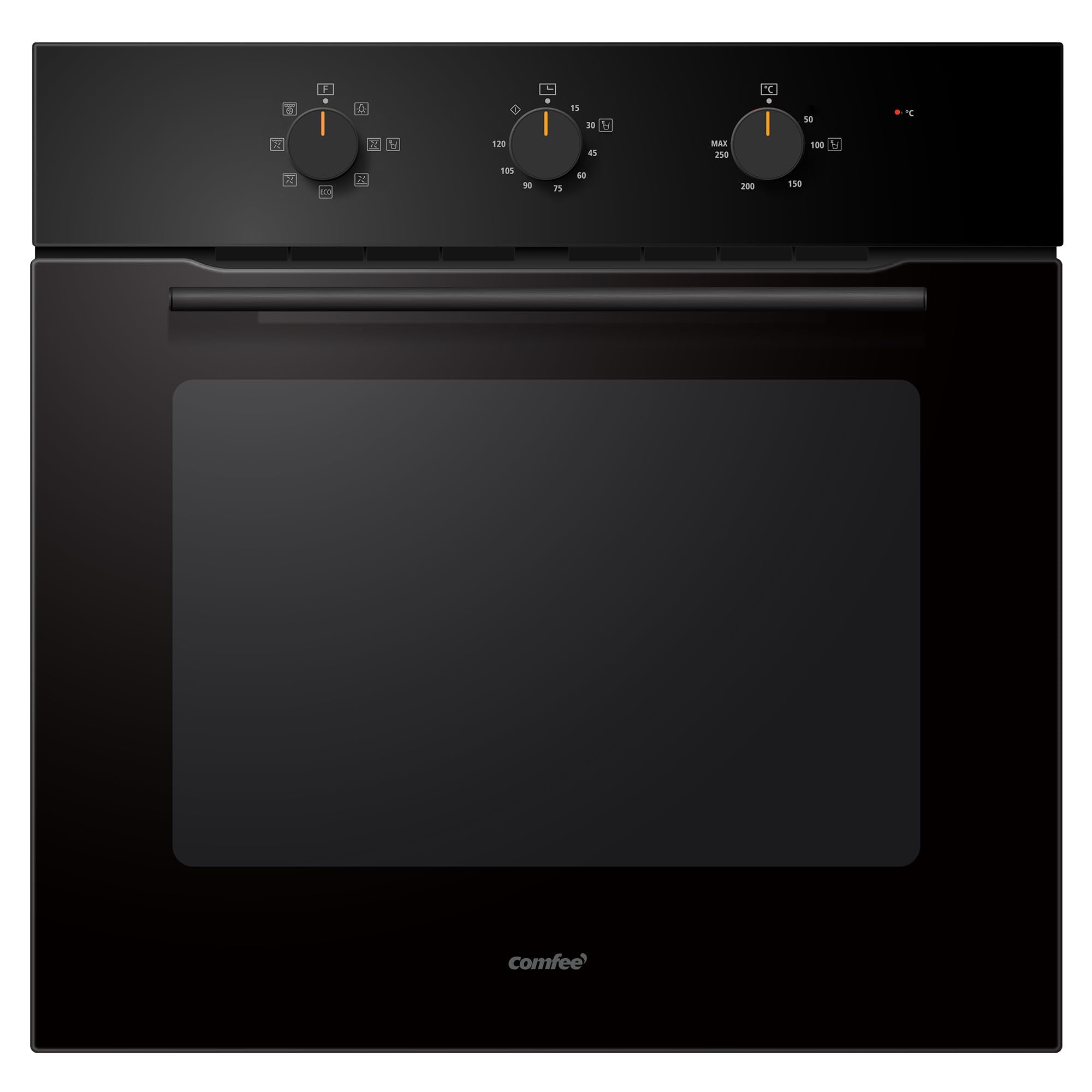 COMFEE' 60cm Built-in Electric Fan Oven, 60 Litre, 8 Oven Function with Air Fry