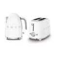 Smeg KLF03WHUK 1.7Ltr - 3kw Kettle and TSF01WHUK 2 Slice Toaster Set in White