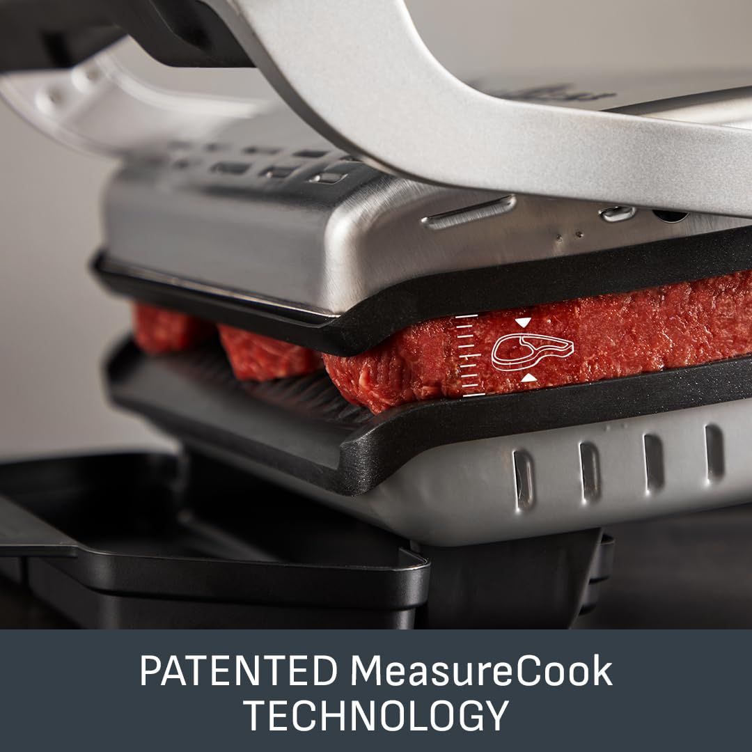 Tefal GC722D40 Optigrill Plus X-Large Grill with 9 Automatic Settings and Cooking Sensor, Xl