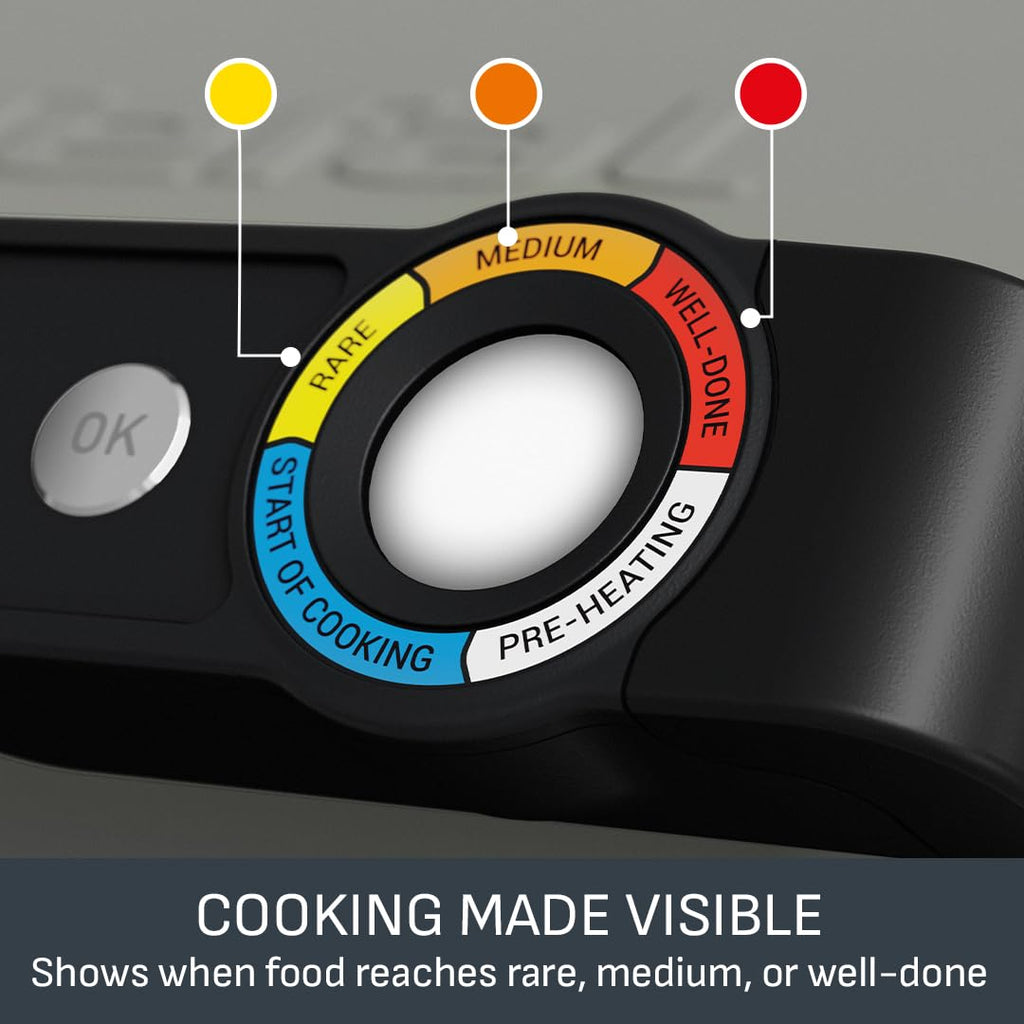 Tefal GC722D40 Optigrill Plus X-Large Grill with 9 Automatic Settings and Cooking Sensor, Xl