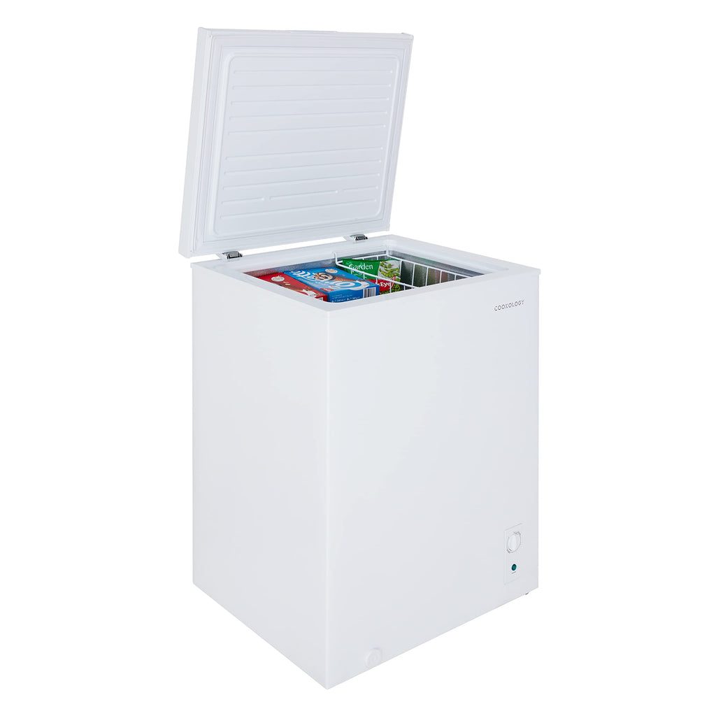 Cookology CCFZ142WH Freestanding Chest Freezer in White - 142 Litre Capacity