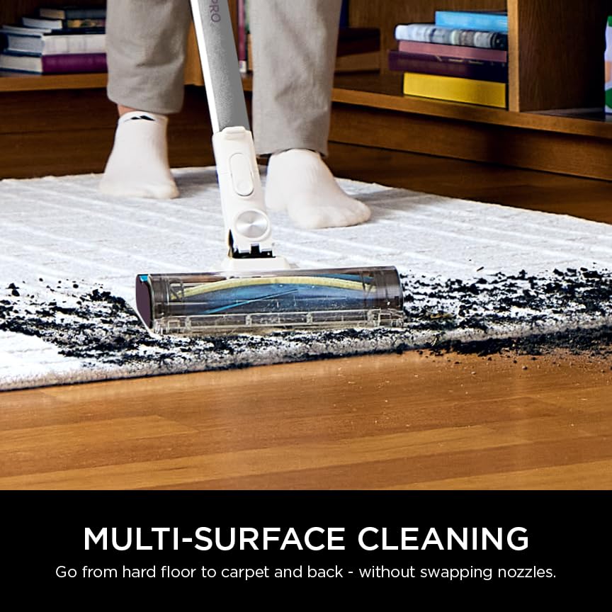 Shark PowerPro Cordless Stick Vacuum Cleaner, Anti Hair Wrap, FloorDetect Tech, Anti-Allergen