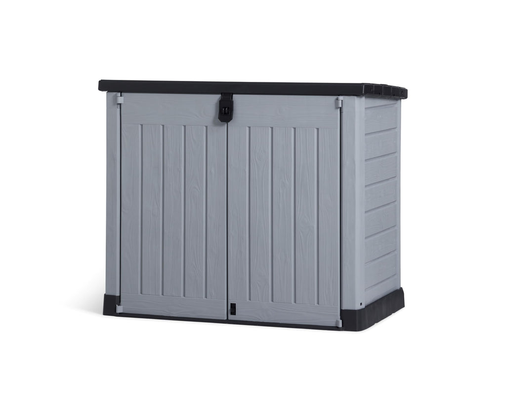 Keter Store It Out Pro Outdoor Garden Furniture Storage Shed Grey| Fade Free | All Weather Resistant