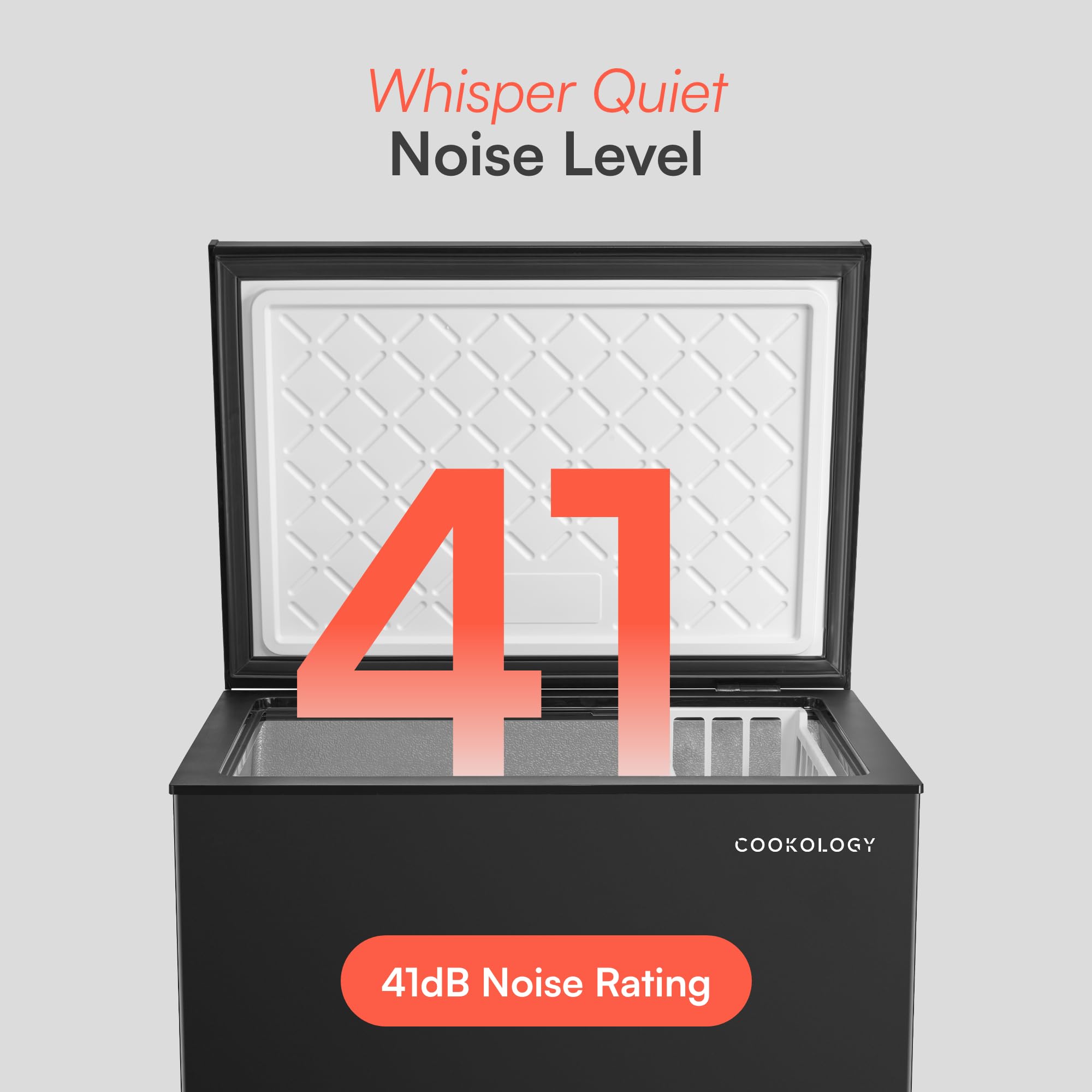 Cookology CCFZ198BK Freestanding Chest Freezer in Black - 198 Litre Capacity