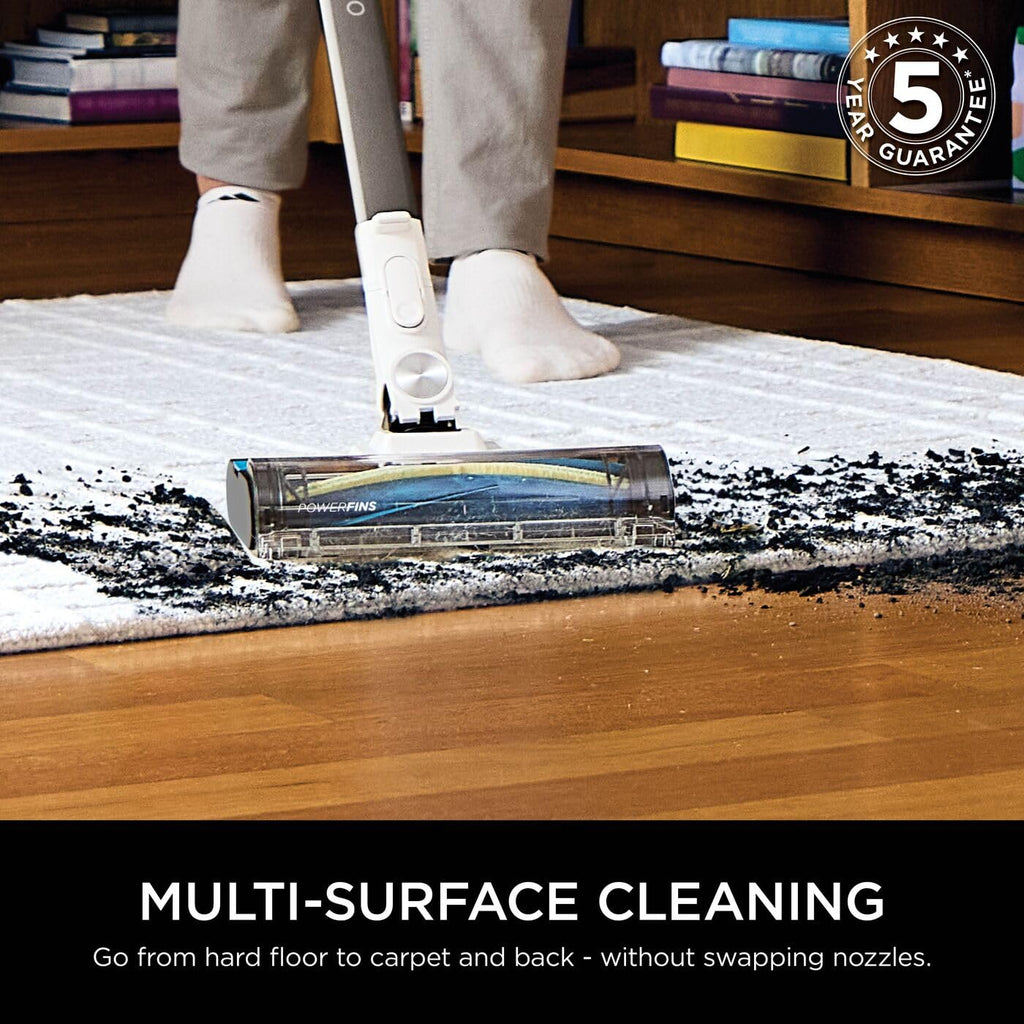 Shark PowerPro Pet Cordless Stick Vacuum Cleaner, Lightweight, Floor Detect Technology, Java Metallic