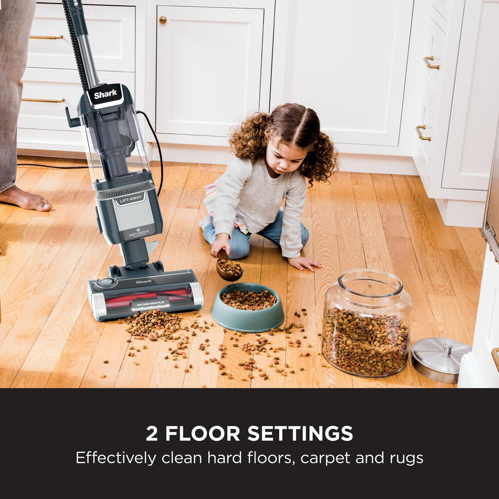 Shark Anti Hair Wrap Plus Upright Corded Pet Vacuum, 2.5L, Powered Lift-Away, Anti-Allergen Seal,Smoky Grey,