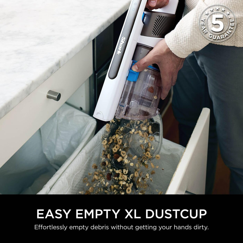 Shark PowerPro Pet Cordless Stick Vacuum Cleaner, Lightweight, Floor Detect Technology, Java Metallic