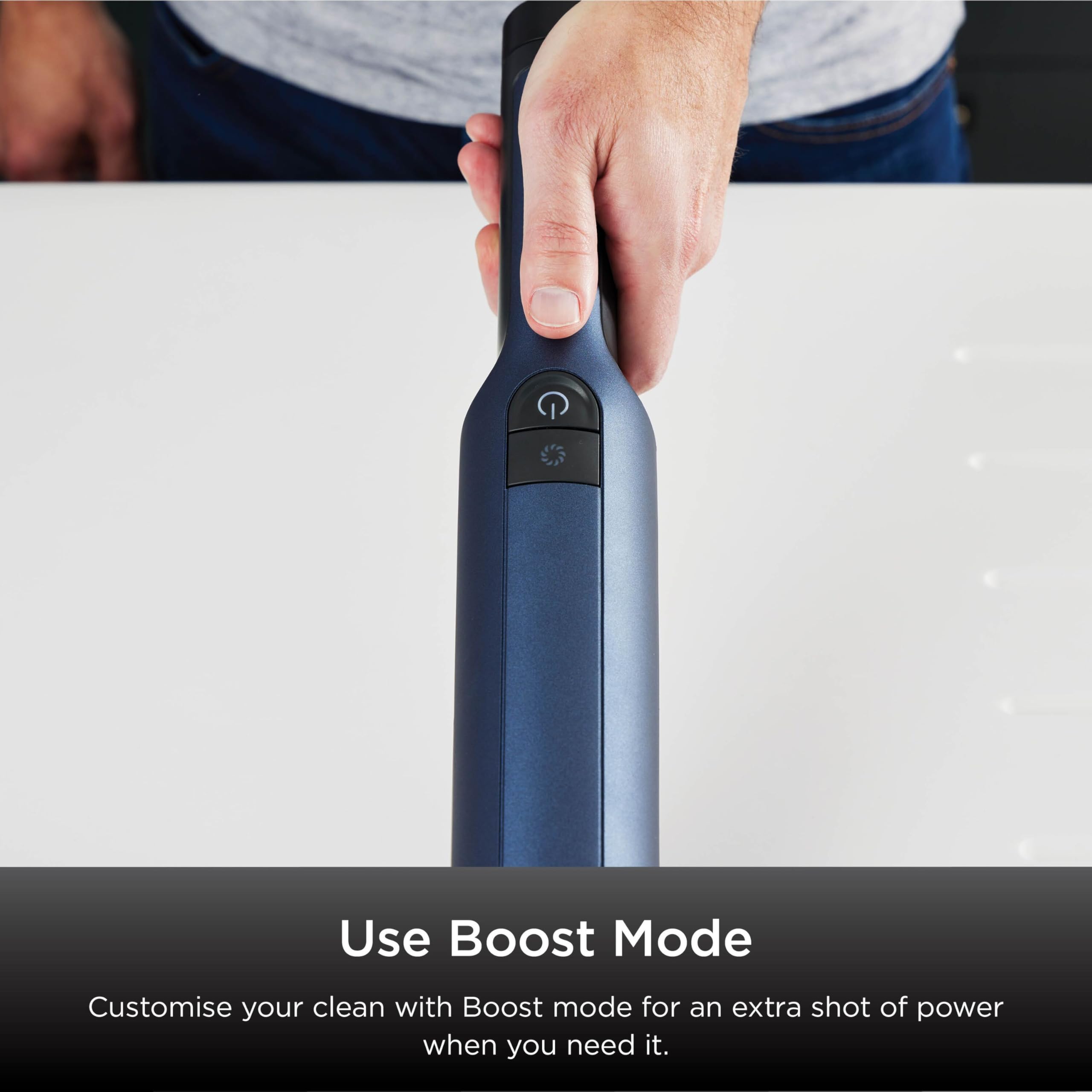 Shark WandVac 2.0 Cordless Handheld Vacuum Cleaner, Small & Lightweight, Powerful Suction Handheld Vacuum , Blue