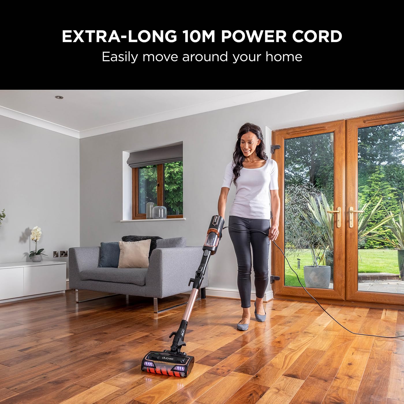 Shark Corded Stick Vacuum Cleaner with Anti Hair Wrap and DuoClean Floorhead, Flexible Pet Vacuum