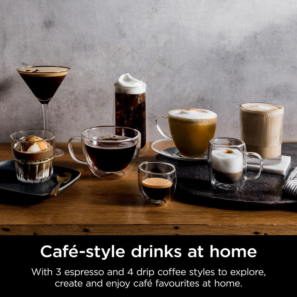 Ninja Luxe Premier 3-in-1 Coffee Machine, Latte, Cappuccino, Cold Brew & Espresso Maker