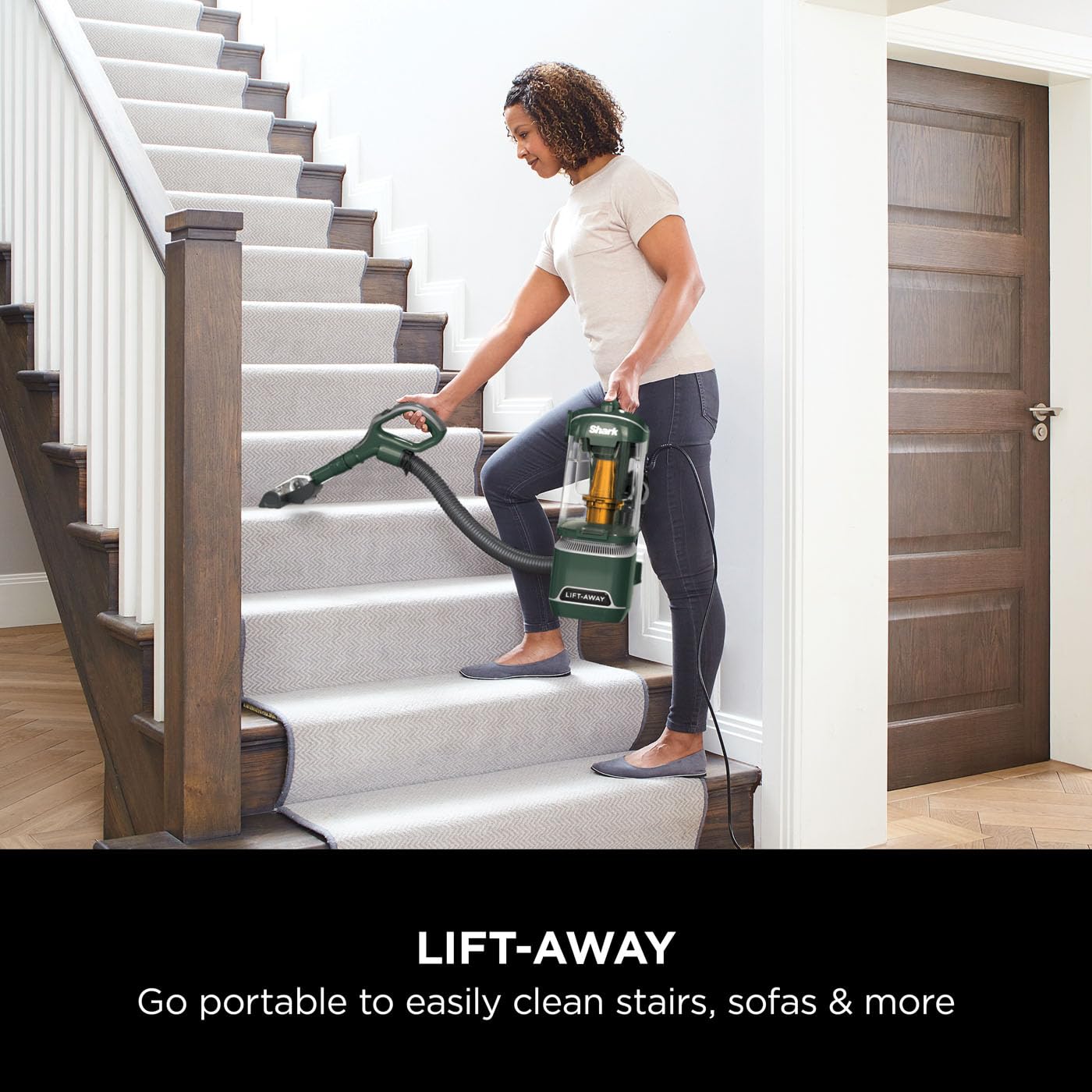 Shark Corded Upright Vacuum Cleaner 1.1L with Anti Hair Wrap Technology, Pet Model, LED Headlights